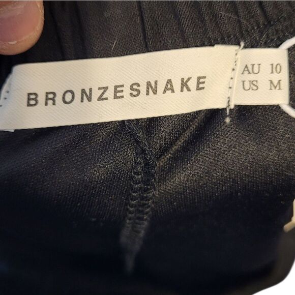 Bronzesnake Women's Black Bonnie Drawstring Shorts Size US M NWT - Picture 3 of 5